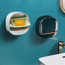 Wall mounted sticking soap dish