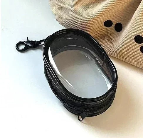 Transparent Keychain Travel Organizer Pouch