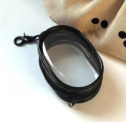 Transparent Keychain Travel Organizer Pouch
