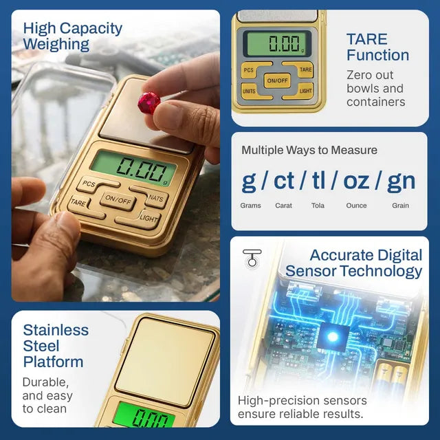 Portable Precision Pocket Scale