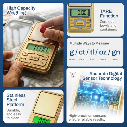 Portable Precision Pocket Scale