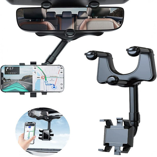 Universal 360 Car Rearview Mirror Phone Holder