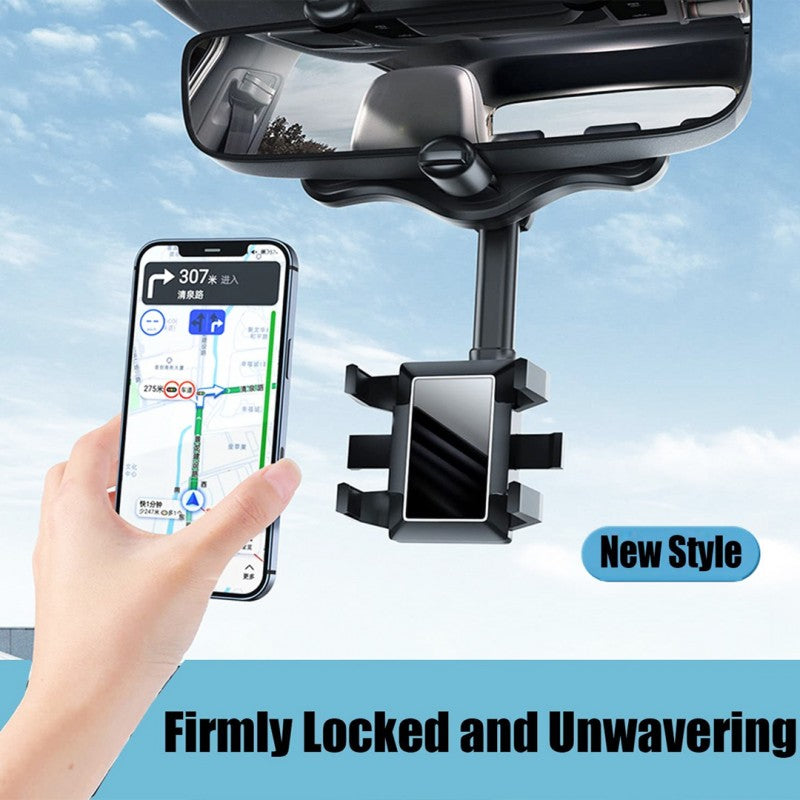 Universal 360 Car Rearview Mirror Phone Holder