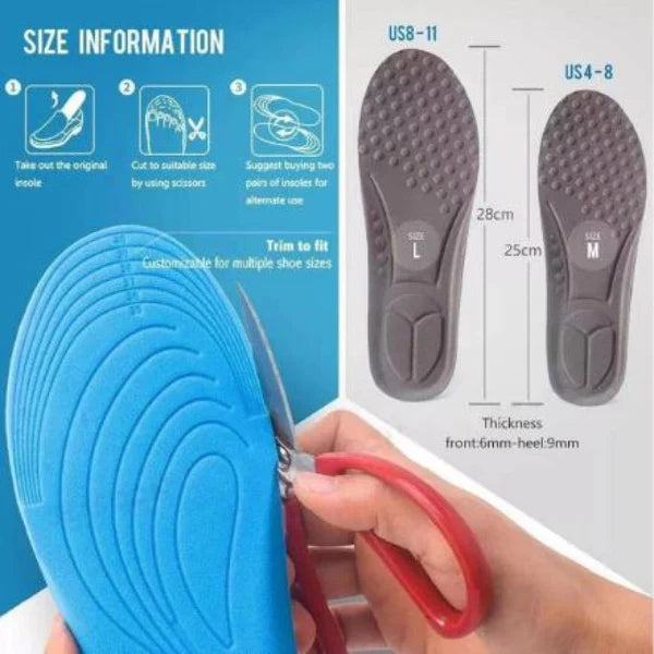 4D Massage Super Soft Insoles