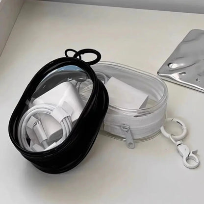 Transparent Keychain Travel Organizer Pouch