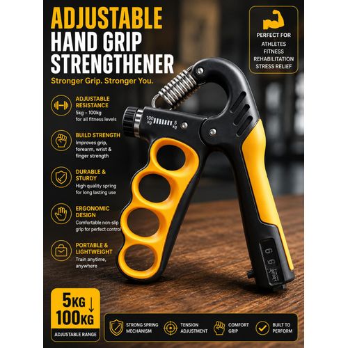 Limitless Adjustable Hand Gripper 5–100kg