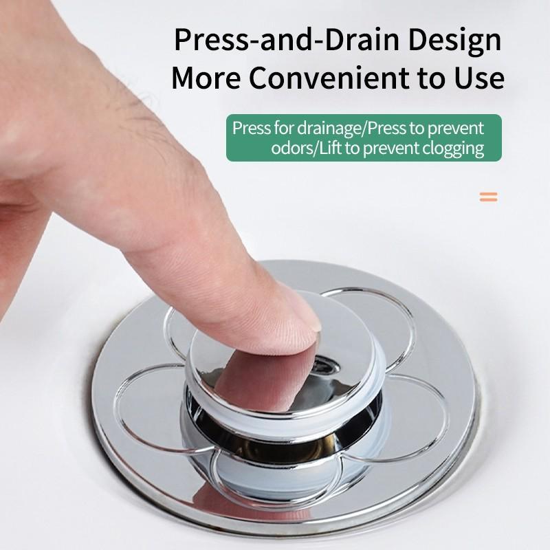 Pop-Up Sink Drain Strainer