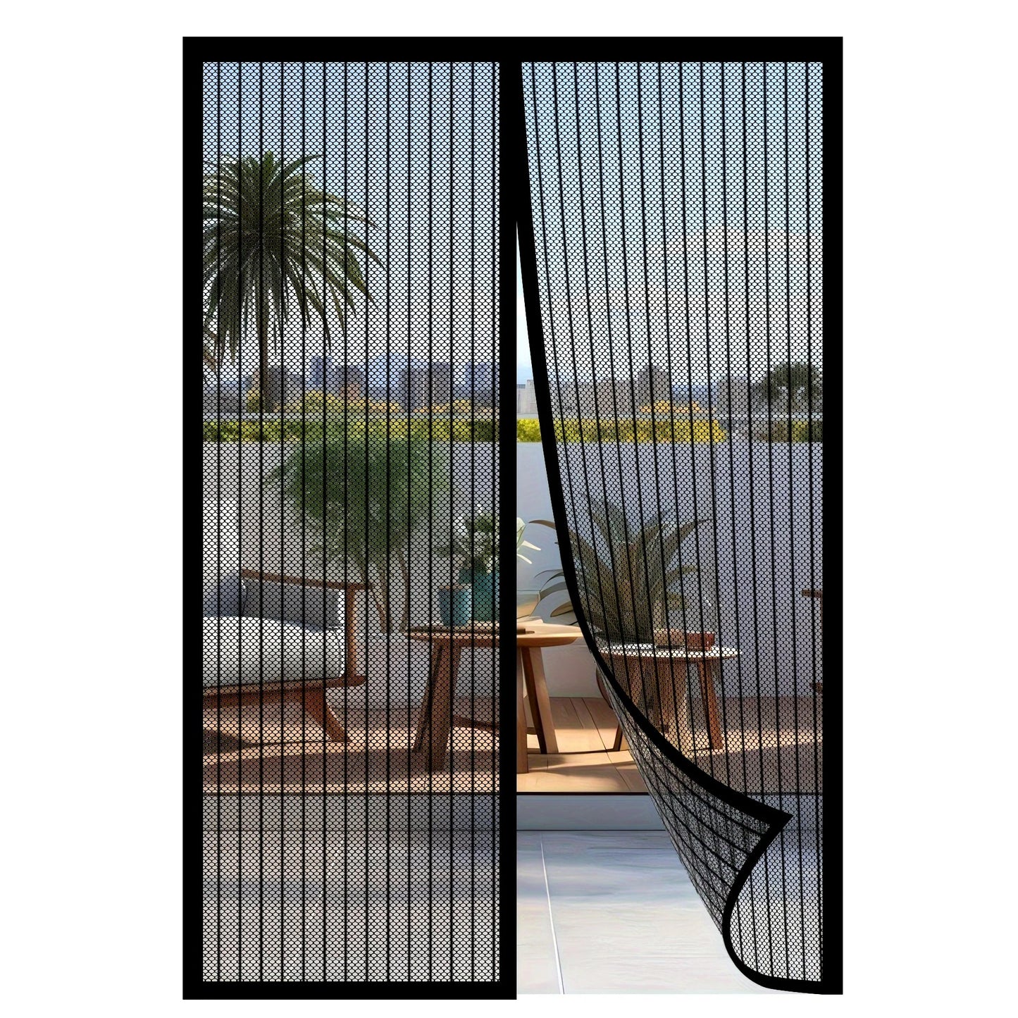 Magic Mesh Magnetic Screen Door
