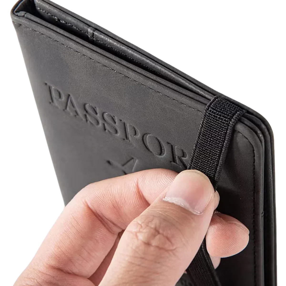 Leather Passport & Card Holder Travel Wallet