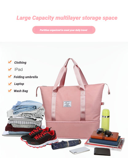 Expandable Travel Duffle Bag