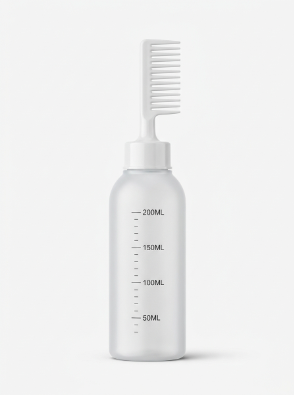Premium Root Hair Dye Applicator Comb Bottle