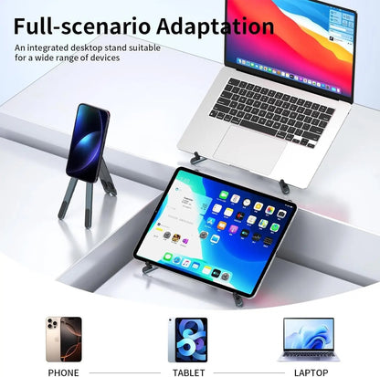 4-in-1 Foldable Magnetic Phone, iPad, MacBook Holder