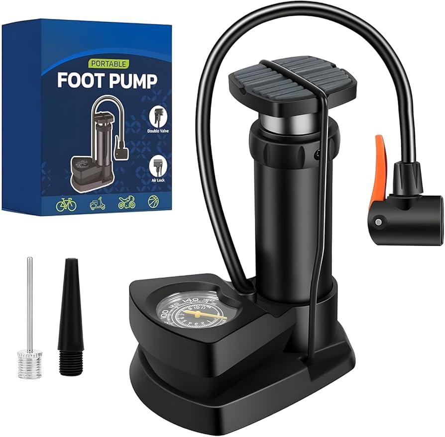Universal Portable Air Tyre Pressure Pump