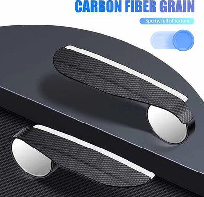 Car Blind Spot Mirror with Rain Eyebrow
