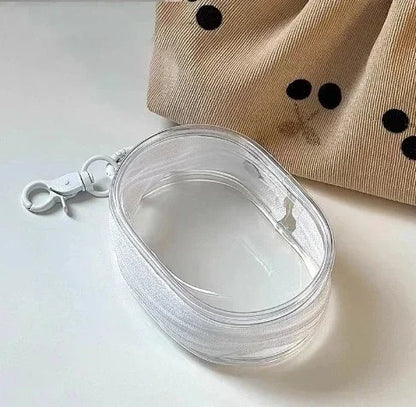 Transparent Keychain Travel Organizer Pouch