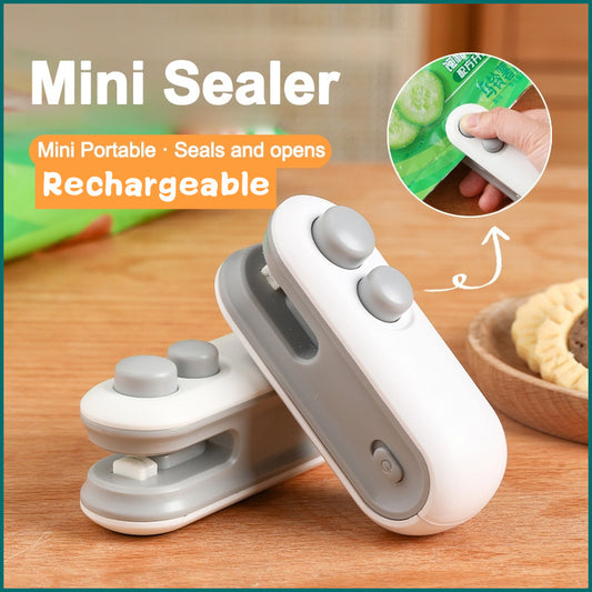 2-in-1 Rechargeable Bag Sealer & Cutter