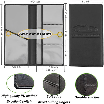 Leather Car Document Holder