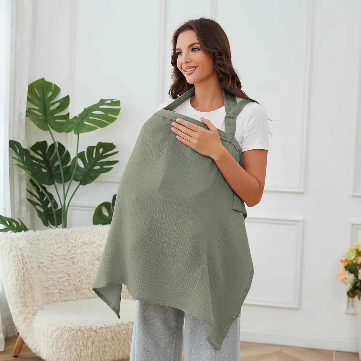 Premium Nursing Apron for Breastfeeding