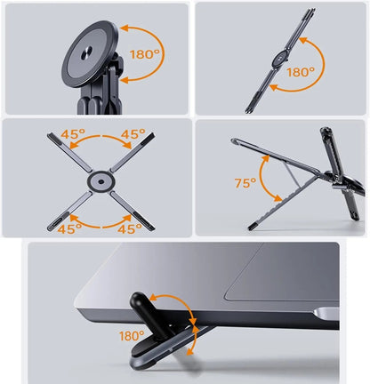 4-in-1 Foldable Magnetic Phone, iPad, MacBook Holder