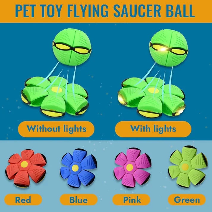 Dog Toy Flying Saucer Ball
