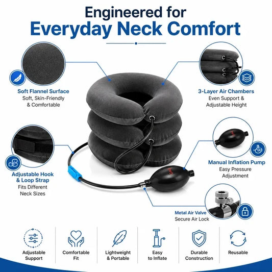 Premium Cervical Spine Traction Neck Pillow