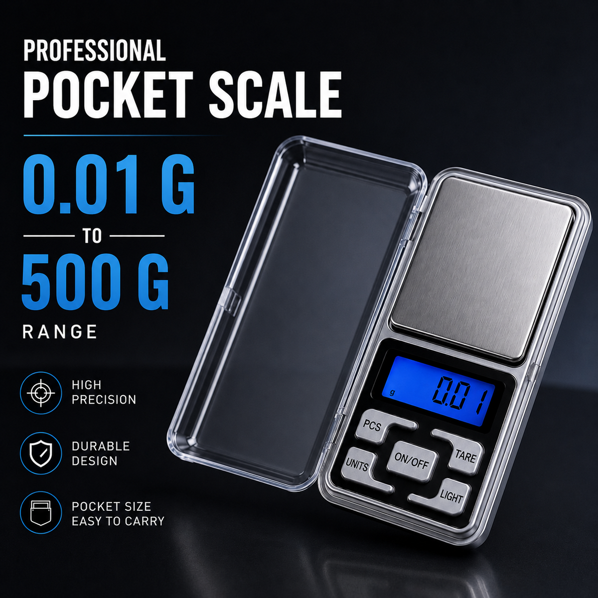 Portable Precision Pocket Scale