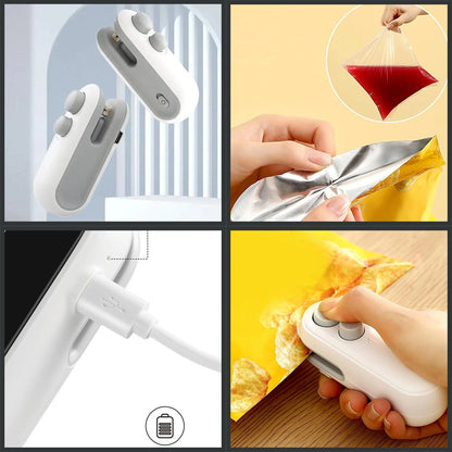 2-in-1 Rechargeable Bag Sealer & Cutter