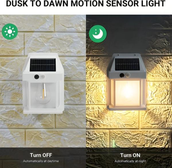 Solar Motion Warm Bulb Light