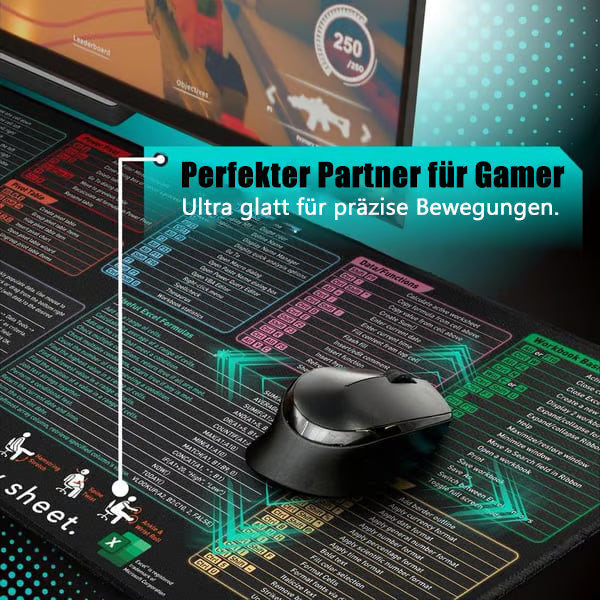 Shortcuts Mouse Pad for Excel Windows