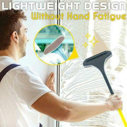 Window Screen Cleaning Brush with Wiper