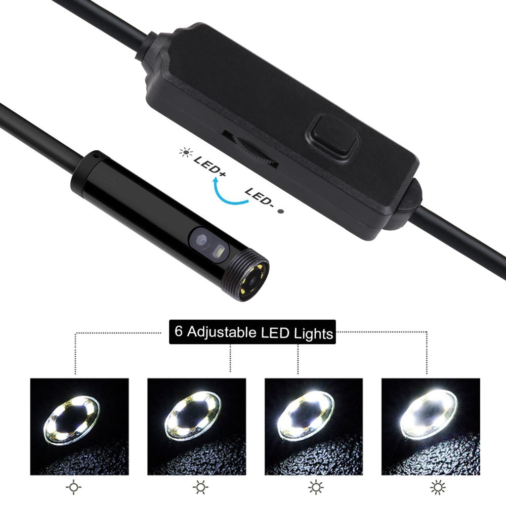 3 In 1 Type C Type-Micro USB-Pc Endoscope Cam 3.5m