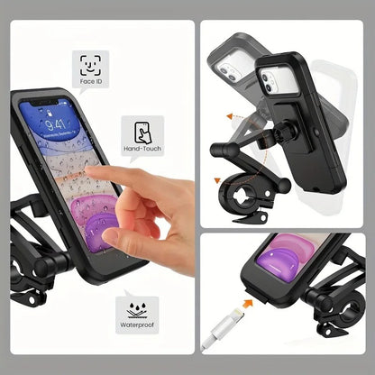 360° Waterproof Bike Phone Holder
