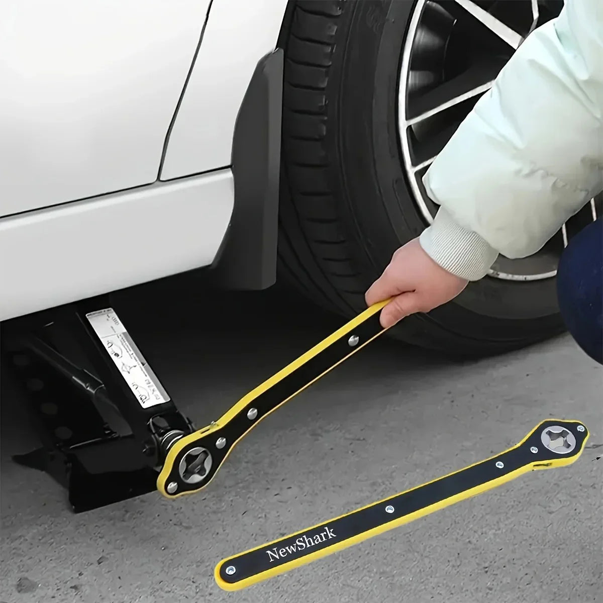 Car Jack Ratchet Wrench Tool