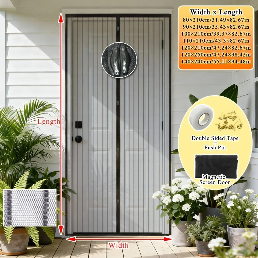Magic Mesh Magnetic Screen Door