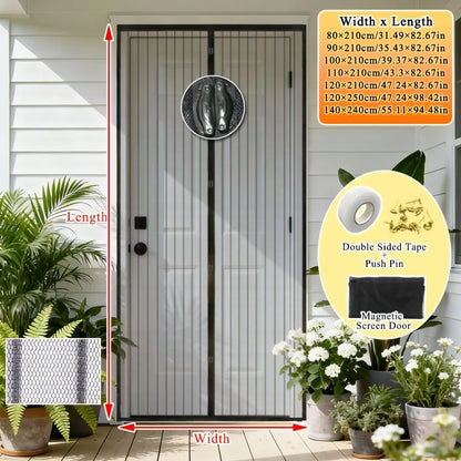 Magic Mesh Magnetic Screen Door