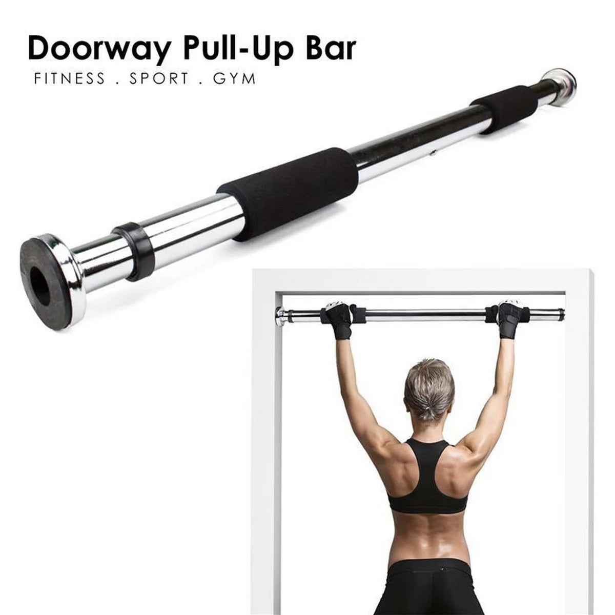 Premium Adjustable Doorway Pull-Up Bar