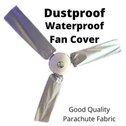 Ceiling Fan Blades &amp; Motor Dust Proof Parachute Covers – 4 Pcs Set