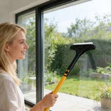 Window Screen Cleaning Brush with Wiper