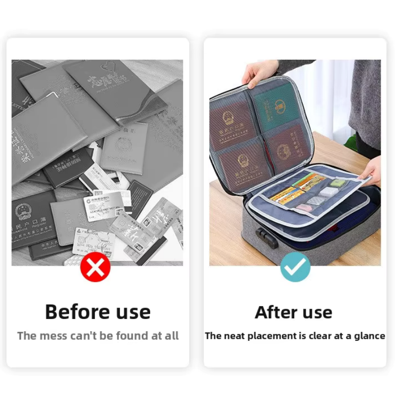 Premium Document Storage Organizer Bag
