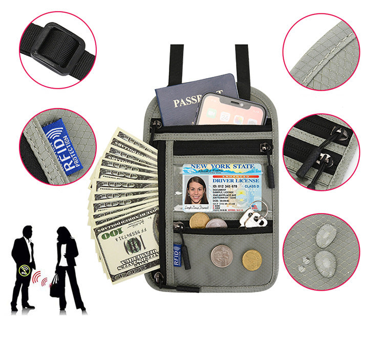 Premium Anti-Theft Neck Travel Pouch