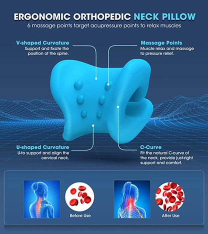 Premium Cervical Neck Stretcher Pillow