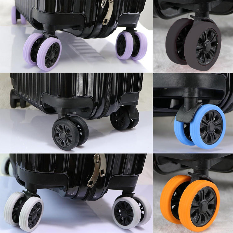 Premium Silicone Suitcase Wheel Covers