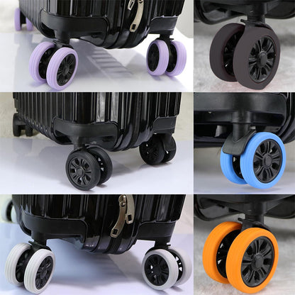 Premium Silicone Suitcase Wheel Covers