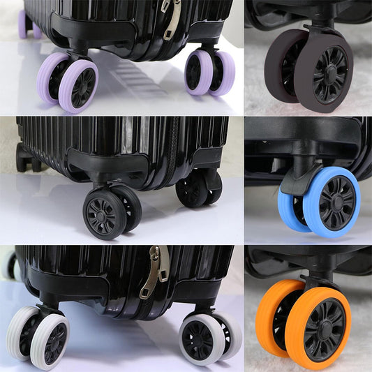 Premium Silicone Suitcase Wheel Covers