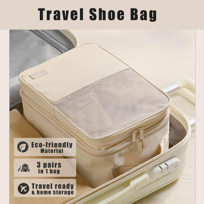 Premium Multi-Compartment Travel Shoe Storage Bag Organizer