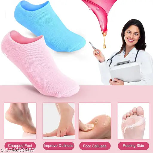 Soft Silicone Gel Socks