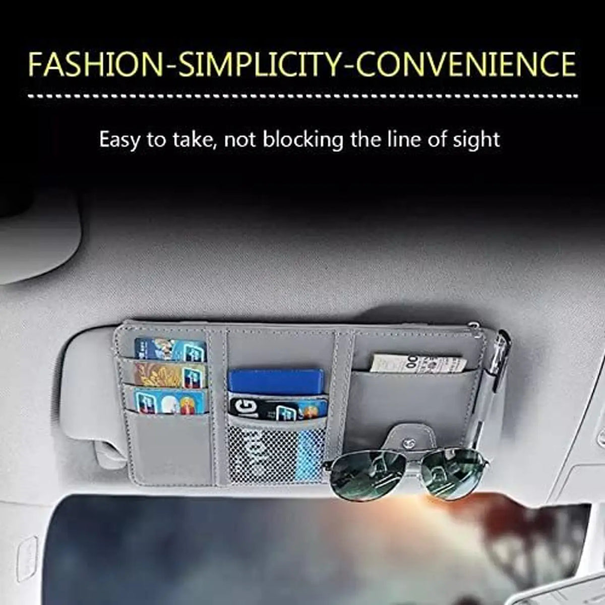 Leather Car Document Holder
