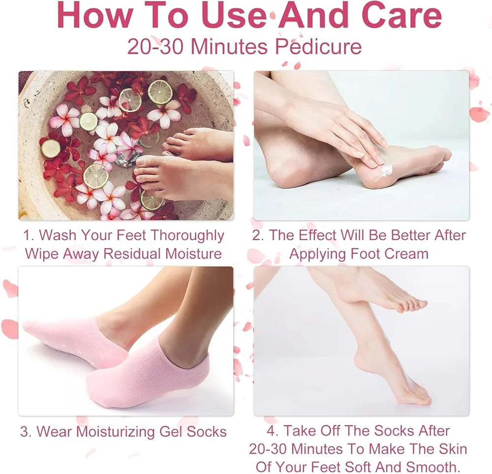 Soft Silicone Gel Socks