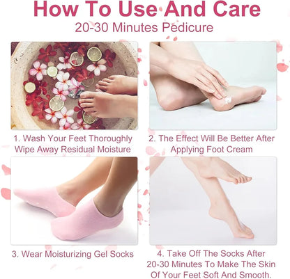 Soft Silicone Gel Socks